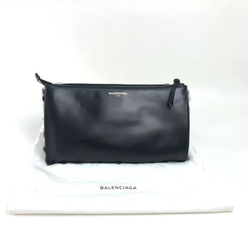 BALENCIAGA Cluch Bag Clutch bag Black - Picture 1 of 8